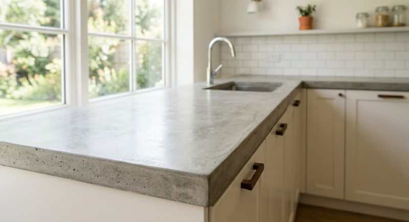 Concrete Counter Installation in Santa Rosa, CA