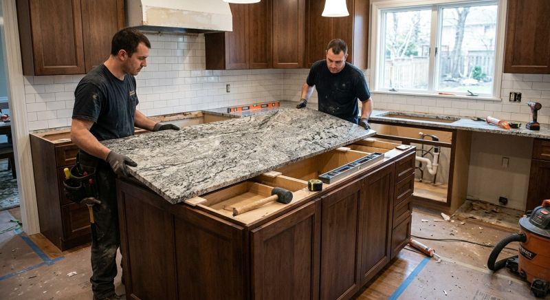 Granite Installation in Marin County, CA